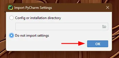 Import PyCharm Settings